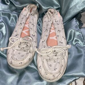 Roxy Skooner slip-on boat shoes Size 9